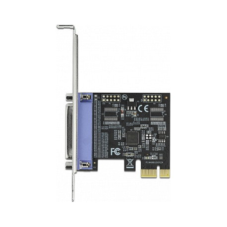 DeLOCK PCI Express a Paralelo IEEE1284 - Tarjeta PCIe 1x Puerto Paralelo para Windows 10/8.1, Soporte EPP/ECP, Bidireccional, Interna