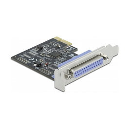 DeLOCK PCI Express a Paralelo IEEE1284 - Tarjeta PCIe 1x Puerto Paralelo para Windows 10/8.1, Soporte EPP/ECP, Bidireccional, Interna