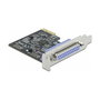 DeLOCK PCI Express a Paralelo IEEE1284 - Tarjeta PCIe 1x Puerto Paralelo para Windows 10/8.1, Soporte EPP/ECP, Bidireccional, Interna