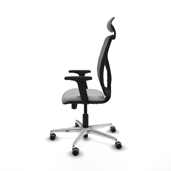 PIQUERAS Y CRESPO Silla de oficina Motilla con mecanismo Sincro/Traslack, Gris PIQUERAS Y CRESPO Silla de oficina Motilla con mecanismo Sincro/Traslack, Gris