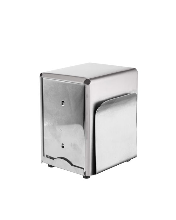 Inde Servilletero Inox con Porta Menú My Bar - 11.8 x 10.7 x 14.8 cm (12 Unidades)