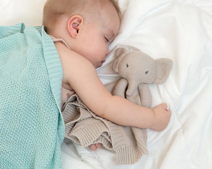 Dudú 25 cm Elefante Algodón Gris