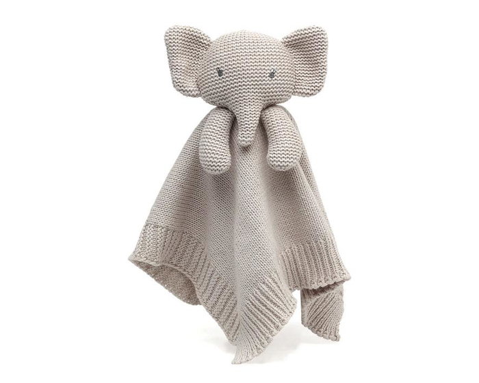 Dudú 25 cm Elefante Algodón Gris