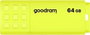 GOODRAM Pendrive UME2 64GB USB 2.0 Amarillo