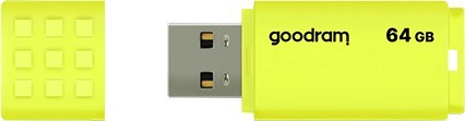 GOODRAM Pendrive UME2 64GB USB 2.0 Amarillo GOODRAM Pendrive UME2 64GB USB 2.0 Amarillo