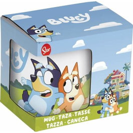 Stor Taza de Cerámica Bluey Walk en Caja de Regalo 325 ml