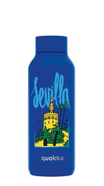 QUOKKA Termo de agua de 510 ml, sólido color ultramarino Sevilla Art Custom