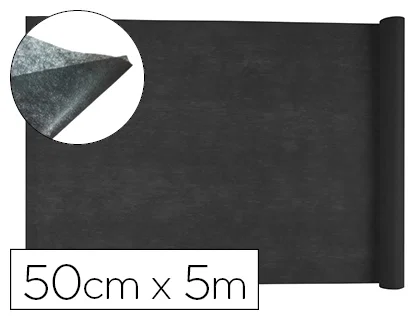 Liderpapel Tejido sin tejer terileno 25 g/m2 rollo de 5 m negro Liderpapel Tejido sin tejer terileno 25 g/m2 rollo de 5 m negro