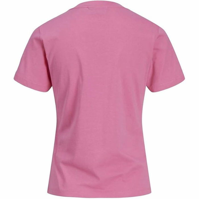 Camiseta de Manga Corta Mujer Jack & Jones Jxamy Reg Rosa