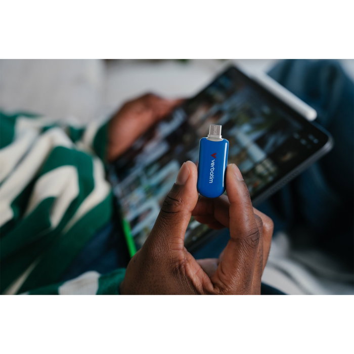 Verbatim Plectra Blue 128GB USB-C Flash Drive Verbatim Plectra Blue 128GB USB-C Flash Drive