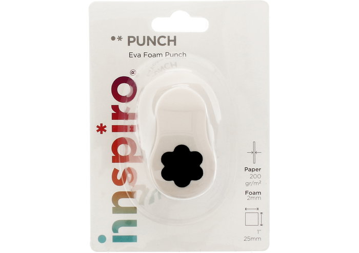 Innspiro Troqueladora de figuras Eva Foam Punch flor 25mm