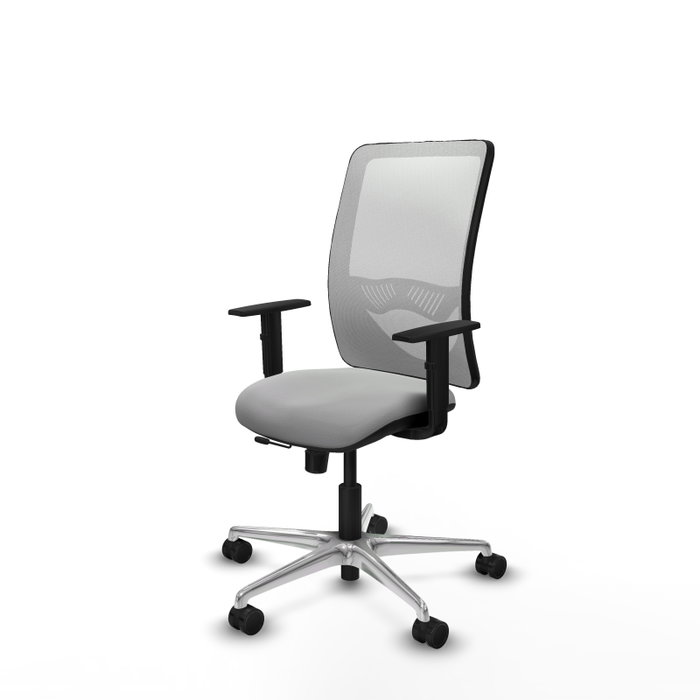 PIQUERAS Y CRESPO Silla de oficina Zulema Gris claro y Blanco PIQUERAS Y CRESPO Silla de oficina Zulema Gris claro y Blanco