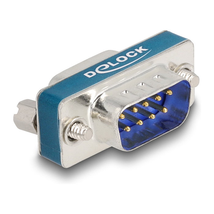 DeLOCK Adaptador Filtro de Supresión de Interferencias RF/EMI D-Sub 9 Pin Macho a Hembra