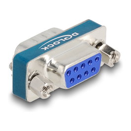 DeLOCK Adaptador Filtro de Supresión de Interferencias RF/EMI D-Sub 9 Pin Macho a Hembra