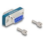 DeLOCK Adaptador Filtro de Supresión de Interferencias RF/EMI D-Sub 9 Pin Macho a Hembra