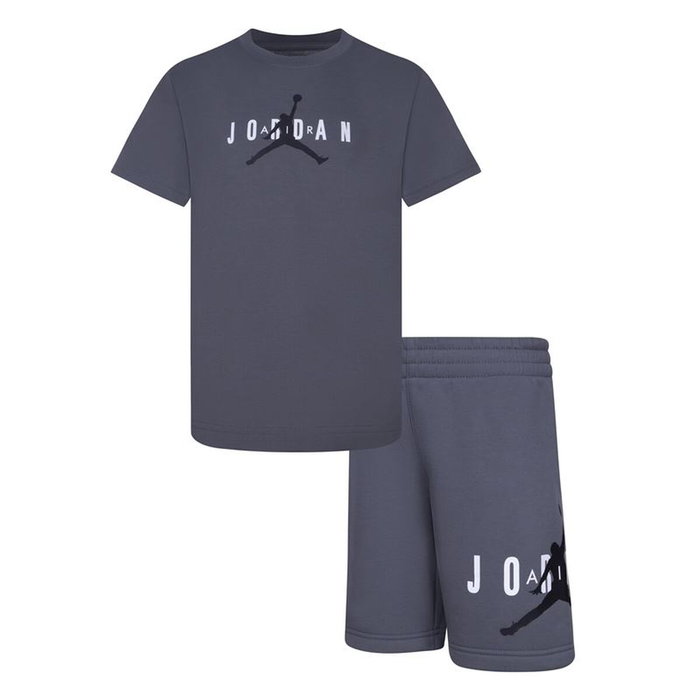 Conjunto Deportivo para Niños Nike Jordan Gris Conjunto Deportivo para Niños Nike Jordan Gris