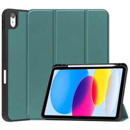 CoreParts Funda TPU Tri-fold para Apple iPad 10ª Gen 10.9-inch (2022) Verde Oscuro