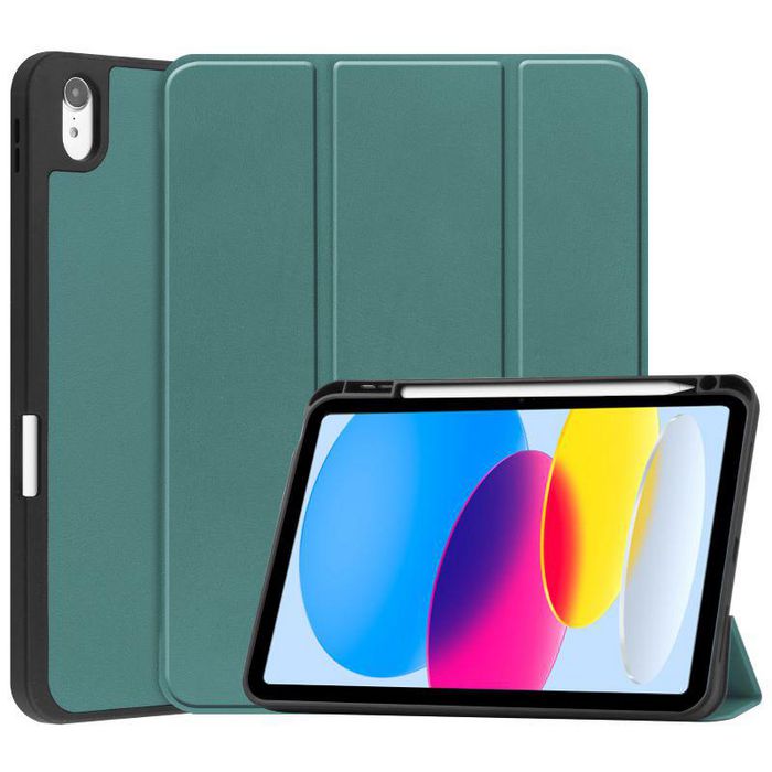 CoreParts Funda TPU Tri-fold para Apple iPad 10ª Gen 10.9-inch (2022) Verde Oscuro CoreParts Funda TPU Tri-fold para Apple iPad 10ª Gen 10.9-inch (2022) Verde Oscuro