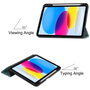 CoreParts Funda TPU Tri-fold para Apple iPad 10ª Gen 10.9-inch (2022) Verde Oscuro