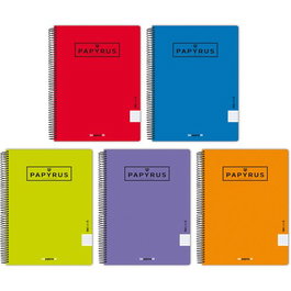 Bloc Papyrus Uniclas1 Tapa Pp A4+ 120H Cuadric.5X5 90G Col.Sur. (Set de 5)