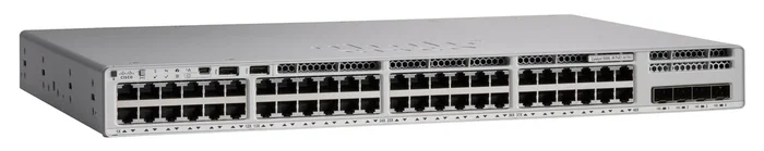 Cisco Switch C9200-48PXG-E Gestionado L2/L3 48 Puertos Gigabit Ethernet (10/100/1000) con PoE (Energía sobre Ethernet), Apilable, Color Gris