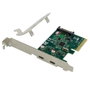 Conceptronic EMRICK13G Tarjeta PCIe a 2 puertos USB 3.2 Gen 2 Tipo-C 10 Gb/s Verde