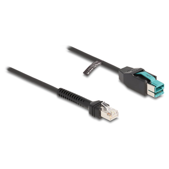 DeLOCK Cable Espiral RJ-45 a USB 2.0 Type-A 3 m Negro DeLOCK Cable Espiral RJ-45 a USB 2.0 Type-A 3 m Negro