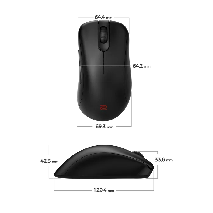 Zowie EC1-DW Ratón Inalámbrico Óptico USB Tipo A para Diestros 3200 DPI