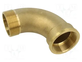 GEBO Conector de curva de 90° macho-hembra G 2'' BR