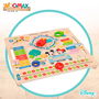 WOOMAX Juego Educativo Calendario Disney +5 años Aprende Días Semana Clima Estaciones Meses Horas 30x30cm