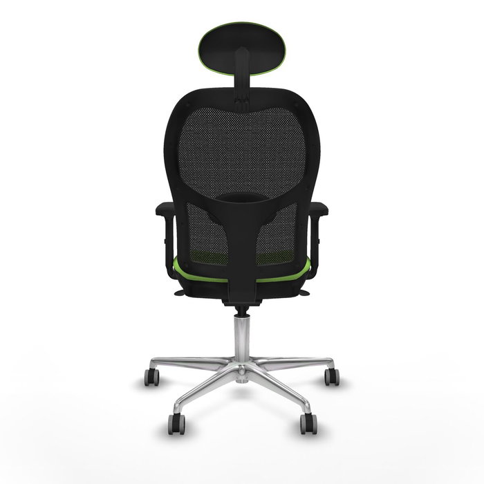 PIQUERAS Y CRESPO Silla de oficina Jorquera con mecanismo Sincro, Pistacho y Negro