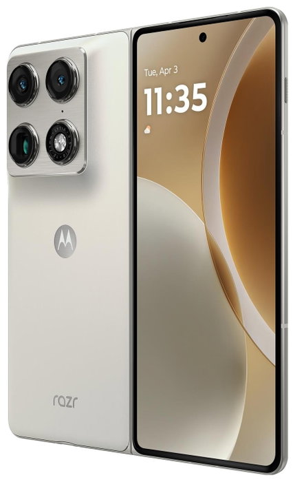 Motorola Razr Fold 16/512GB Lily White - 7"+6,5" pOLED, Snapdragon 8 Gen 5, 5G, Triple Cámara, Dual SIM + eSIM, NFC, Android 16 Motorola Razr Fold 16/512GB Lily White - 7"+6,5" pOLED, Snapdragon 8 Gen 5, 5G, Triple Cámara, Dual SIM + eSIM, NFC, Android 16