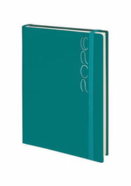 Agenda Anual (2026) Edeusto Winner Cosida Tapa Dura Con Goma E08 145X205 D/P Verde (C13)