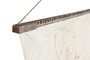 DKD Home Decor Lienzo Papel Abeto Garza Desgastado 138x2,8x180