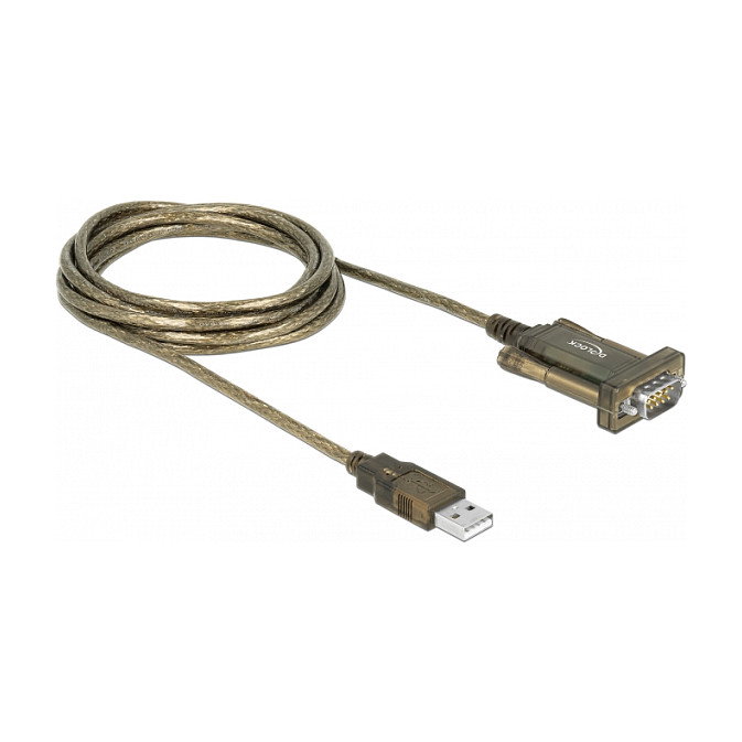 DeLOCK Adaptador USB 2.0 Tipo-A a Serie DB9 RS-232 64073