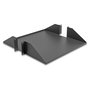 DeLOCK Estante de 19″ de doble cara 2U gris oscuro hasta 46 kg
