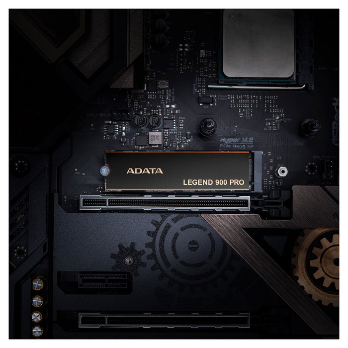 ADATA LEGEND 900 Pro SSD M.2 1 TB PCIe 4.0 x4 NVMe 1.4 (schwarz/gold)