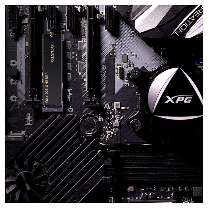 ADATA LEGEND 900 Pro SSD M.2 1 TB PCIe 4.0 x4 NVMe 1.4 (schwarz/gold)
