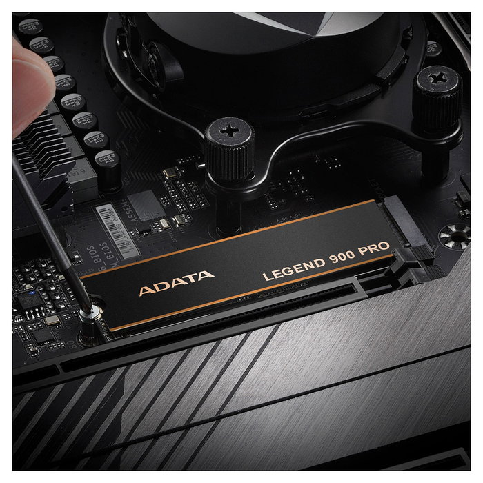 ADATA LEGEND 900 Pro SSD M.2 1 TB PCIe 4.0 x4 NVMe 1.4 (schwarz/gold)