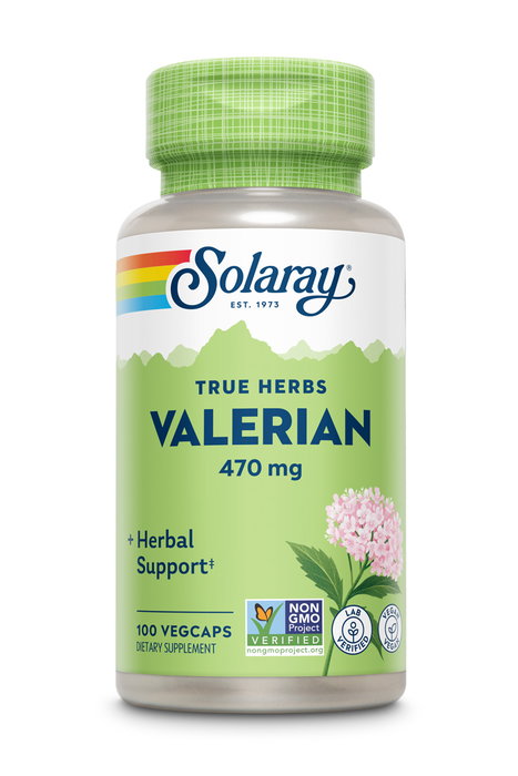 SOLARAY Valeriana 470 mg 100 Cápsulas Vegetales