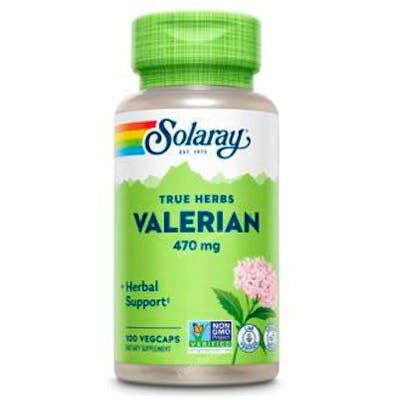 SOLARAY Valeriana 470Mg 100 Cápsulas Vegetales