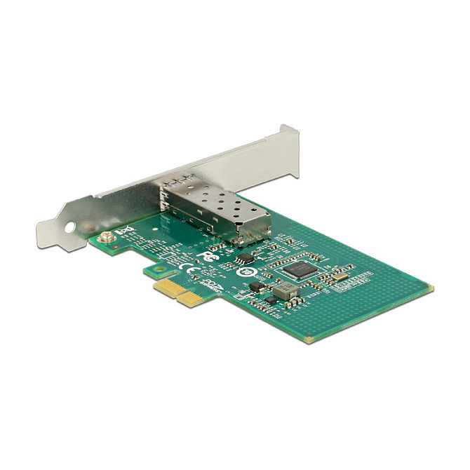 DeLOCK 89481 Tarjeta PCI Express Gigabit LAN 1000 Mbit/s con Slot SFP, Fibra, Intel i210, Soporte Windows Server y Linux, Jumbo Frames DeLOCK 89481 Tarjeta PCI Express Gigabit LAN 1000 Mbit/s con Slot SFP, Fibra, Intel i210, Soporte Windows Server y Linux, Jumbo Frames
