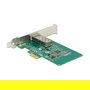 DeLOCK 89481 Tarjeta PCI Express Gigabit LAN 1000 Mbit/s con Slot SFP, Fibra, Intel i210, Soporte Windows Server y Linux, Jumbo Frames