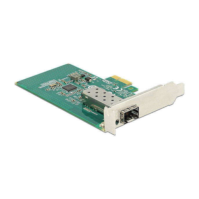 DeLOCK 89481 Tarjeta PCI Express Gigabit LAN 1000 Mbit/s con Slot SFP, Fibra, Intel i210, Soporte Windows Server y Linux, Jumbo Frames DeLOCK 89481 Tarjeta PCI Express Gigabit LAN 1000 Mbit/s con Slot SFP, Fibra, Intel i210, Soporte Windows Server y Linux, Jumbo Frames
