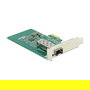 DeLOCK 89481 Tarjeta PCI Express Gigabit LAN 1000 Mbit/s con Slot SFP, Fibra, Intel i210, Soporte Windows Server y Linux, Jumbo Frames