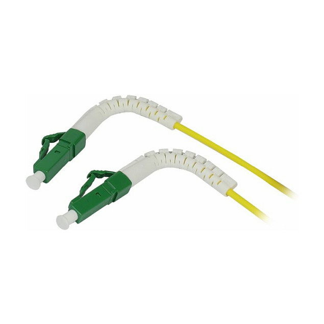 Synergy21 LWL-1-Faser-Patchkabel, 1.5 m, LC(APC) a LC(APC), 9/125u OS2 G657A2, flexible con funda protectora