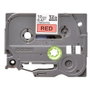 Brother TZe-431 Cinta laminada 12mm Rojo/Negro