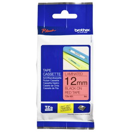 Brother TZe-431 Cinta Laminada 12mm x 8m Rojo/Negro
