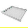 Digitus 1HE Baldas para Armarios de 19" con Carriles Variables, Gris, Capacidad 50kg, Profundidad 350-550mm