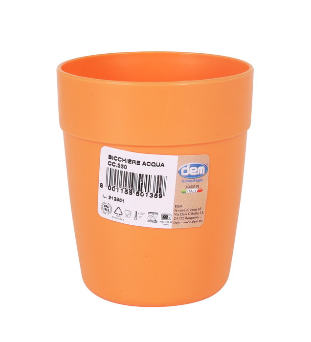 Dem Vaso 330 cc "Bahia" Ø8x8x9.5 cm (48 Unidades)